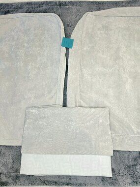 Lovesac Sky Grey Corded Velvet Standard Seat Covers